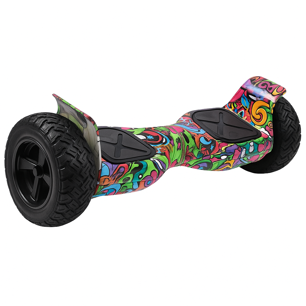 Hoverboard 8,5 Offroad com Bluetooth e LED - Estampa Grafitte Chiclete